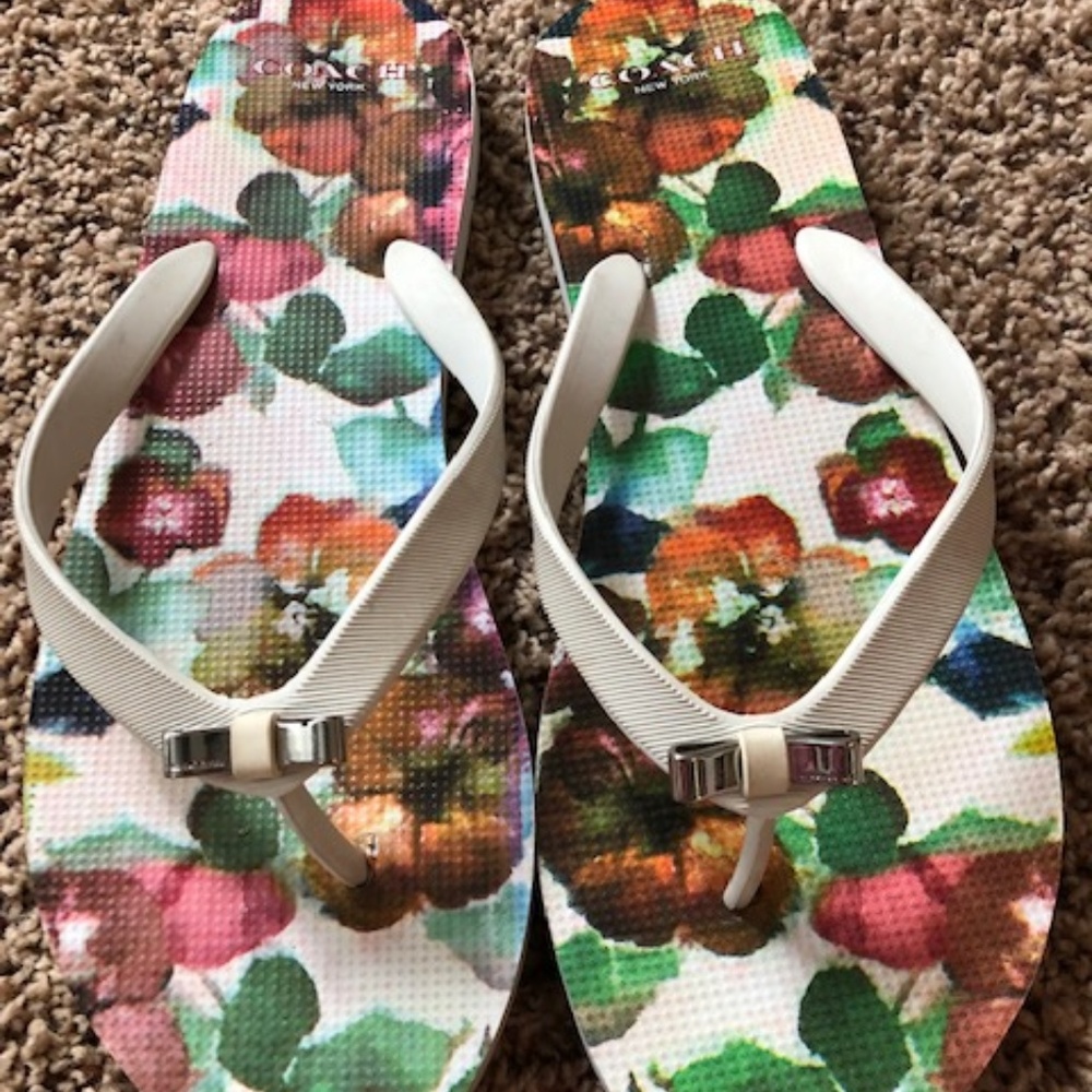 Coach size 10 sandals/flip-flops
